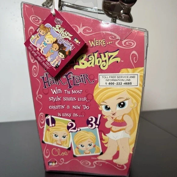 RARE Bratz Babyz Hair Flair Cloe 2006 1st Edition NIB - Picture 2 of 6